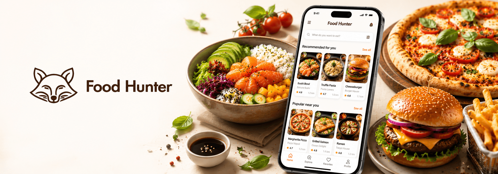 Food Hunter – Discover Restaurants Through Food, Not Menus